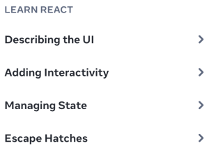 Групування тем у документації React.js